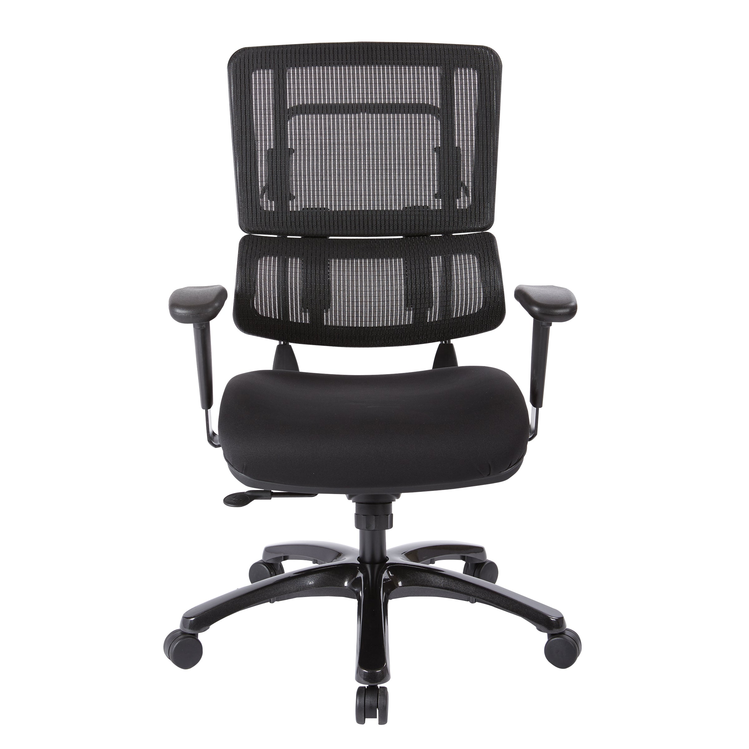 Vertical Black Mesh Back Chair with